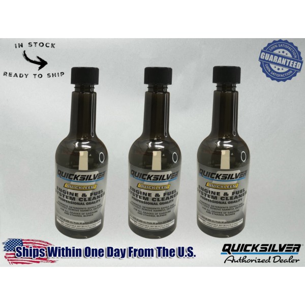 Mercury OEM Quickleen Engine Fuel System Cleaner 12 oz. 92-8M0047921
