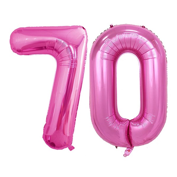 GOER Number 70 Balloons for 70th Birthday Party Decorations,42 Inch