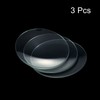 PATIKIL 60mm Diameter Watch Plate 3pcs Beaker Cover Smooth Edge