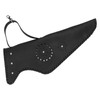 Archery Arrow Holder PU Leather Traditional Shoulder Back Quiver with