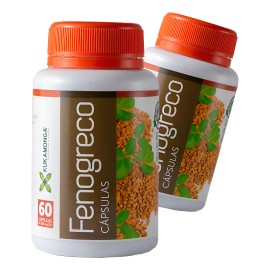 Kit De 2 Frascos De Fenogreco - 60 Cápsulas De 500 Mg Sin Sabor