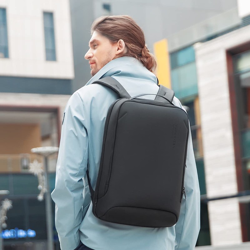 MARK RYDEN Slim Hard Shell Laptop Backpack, Lightweight Laptop Rucksack