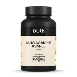 Bulk KSM-66 Ashwagandha Capsules, 500 mg, 500 mg, 90 Capsules