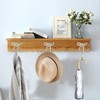 RR-RUOSHUI Bow Wall Hook 4 pcs Decorative Wall Hooks for