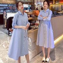 Maternity Morning Shirt Dress M 2ea