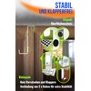 4happy Door Hooks for Hanging, Set of 10 - White