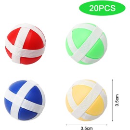 HENGBIRD Pack of 20 Balls, Children's Darts, First Time Balls, Throwing Game Disc Replacement Balls for Indoor Outdoor Children Adults Party Game