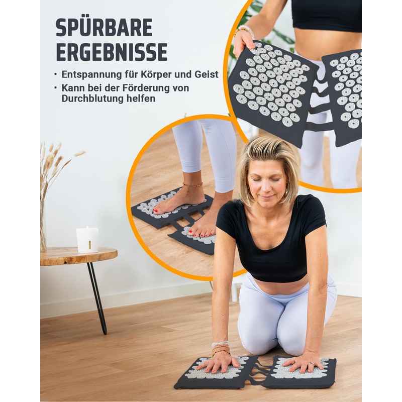 NEOLYMP Acupressure Doormat - Versatile Stimulation - Washable, Eco-Friendly with