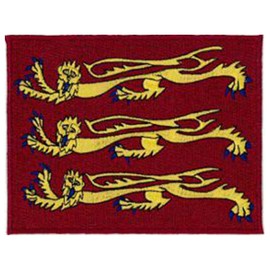 Klicnow Richard the Lionheart Embroidered Patch 12cm x 9cm