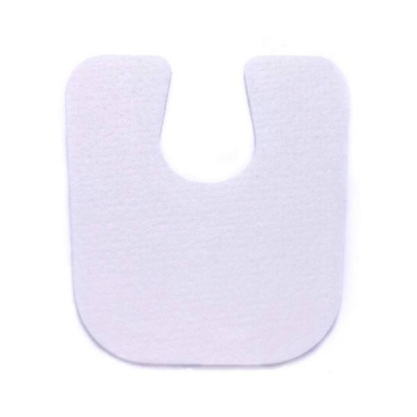 U-Shaped Foam Callus Foot Pads - 1/8" Thick Cushions (100/Order)