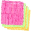 Ipetboom 9pcs Absorbent Coral Fleece Dishcloths Dish Rags Towelling Tea