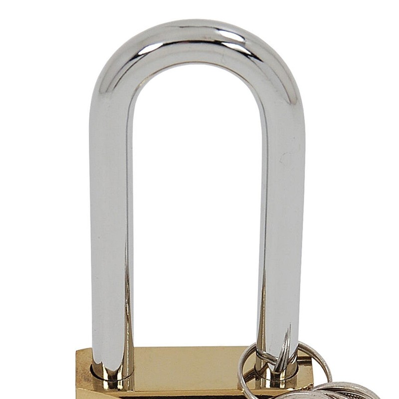 Dapetz ® 38mm Padlock, Heavy Duty Padlock Long Shackle Padlock