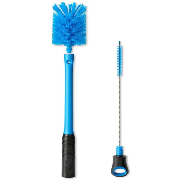 MOSOLAN 2-in-1 Bottle Brush with Twist N' Hide Straw Brush,
