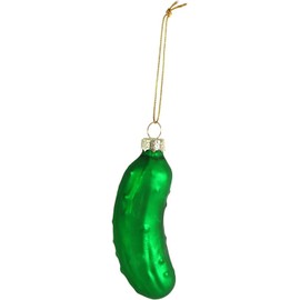 Green Christmas Pickle Tree Ornament, Pickle Glass Blown Ornaments, Xmas Tree Hanging Pickle Ornaments,Christmas Tree Decoration Hanging Home Décor