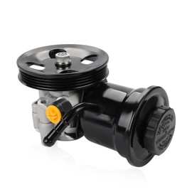 QCESEV Power Steering Pump with Pulley & Reservoir Compatible with 1997 1998 1999 2000 2001 Toyota Tacoma L4 2.4L 2.7L, 1996-2000 Toyota 4Runner L4 2.7L Replacement for 21-5228 44320-04043 96-5228
