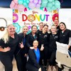 Donut Forget Us Backdrop for Going Away Farewell Retirement Party