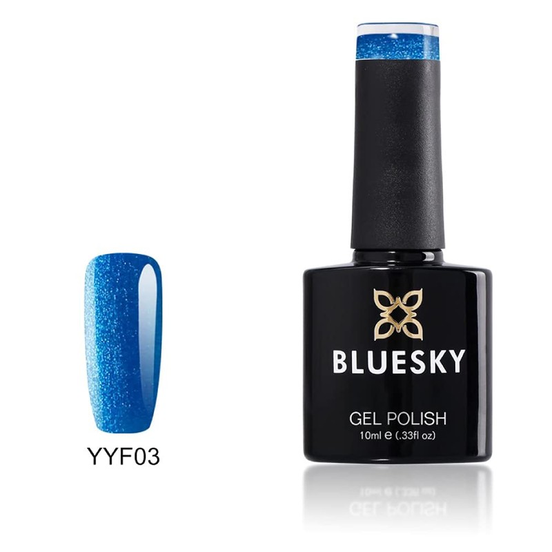 BLUESKY Gel Nail Colours Tropical Ocean Yyf Glitter Nail Gel