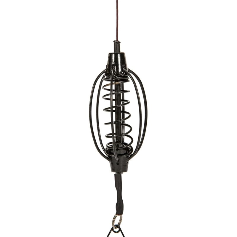Carp Fishing Feeder Baits Cage, Fish Feeder with Holder, Inline