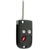 KeylessOption Keyless Entry Remote Control Car Flip Ignition Key Fob