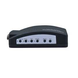 LEOFLA AV, Rca, S-Video to VGA Video Adapter Converter for Monitors and Projectors