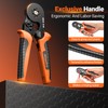 Preciva Ferrule Crimping Tool Kit with Portable Suitcase, Square Crimping