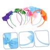 Hohopeti 6pcs Bow Headbands for Handmade Hair Accessories for Birthdays