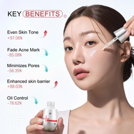 ZMbeauty Niacinamide Serum 10%, 377 1% Dark Spot Corrector, Vitamin C Face Serum for Uneven Skin Tone, Pores Reducer, Facial Soothing Moisturizer, Korean Skin Care 30ml/1.01 fl. oz