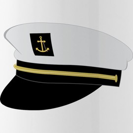 CafePress Sailor Hat Water Bottle 1.0L (34 oz) Stainless Steel Water Bottle