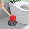 CANIPHA 2PCS Plunger Mat Toilet Holder Drip Tray Catches Drips