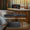 HERMIC Alarm Clock, Digital LED Alarm Clock with 7 Colours
