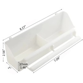 Mcage Two Heavy Duty Bird Parrot Cage Double Plastic Seed Water Food Feeder Cups Bowls