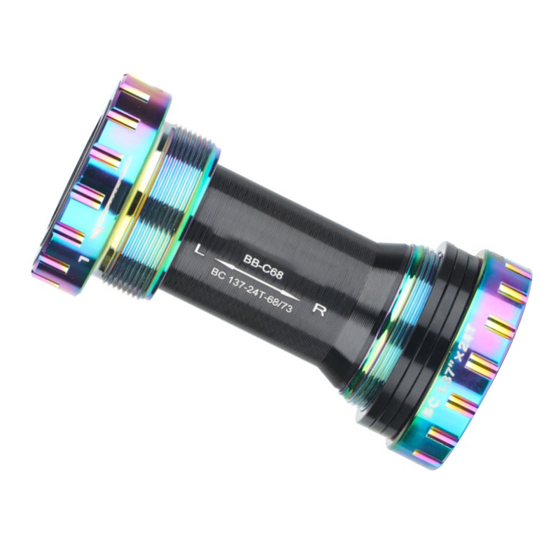 Bike Bottom Bracket Aluminum Alloy Resin Rust Prevention Long Durability