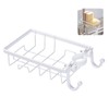JU YING Sink Organiser Sponge Holder Hanging Stainless Steel Shower