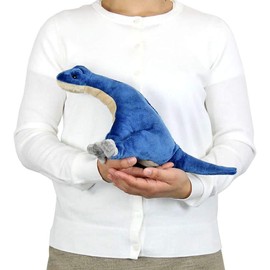 Carolata Brachiosaurus Plush Toy (Sitting Series, 2x Meter Reader, Length 10.8 x Width 7.9 x Height 6.8 inches (27.5 x 20 x 17 x 17 cm), Dinosaur Toy, Present, Girls, Boys