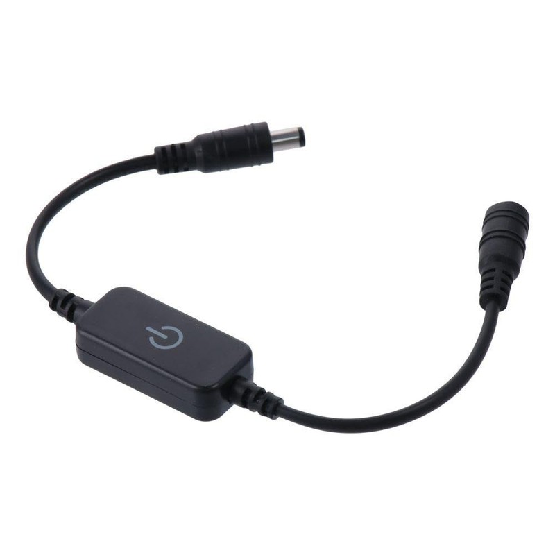 SSHHUI PWM Dimmer Switch, DC 12V-24V 5A Black Touch Panel