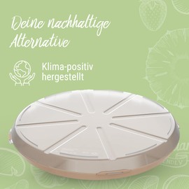 elastoreuse Pizza Box 'ToGo' - BPA-Free Storage Box by Pizza - Reusable Plastic Box Made of Recyclable Material - Practical Box for Private and Catering