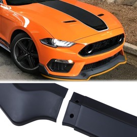 NOPOCA Front Lip Bumper Fit for Ford Mustang GT 2018-2023 Chin Splitter Spoiler Diffuser Protector Guard Wing Body Kit Air Dam Mustang Accessories(Matte Black)