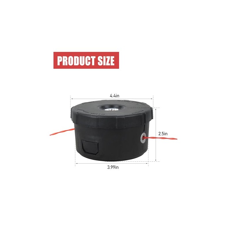 TOKDOOT 49-16-2748 String Trimmer Head for Milwaukee,Weed Eater Attachments Easy