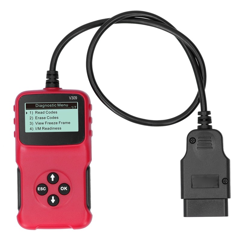 Car OBD2 Diagnostic Scanner Engine Fault Detector 5 Language Code