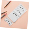 Healvian 50pcs Eyebrow Stencil Eyebrow Shaping Stickers Brow Grooming Template