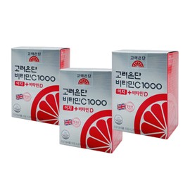 Korea Eundan Vitamin C1000 Easy Vitamin D 600mg x 120 tablets 3 boxes / 고려은단 비타민C1000 이지 비타민D 600mg x 120정 3박스