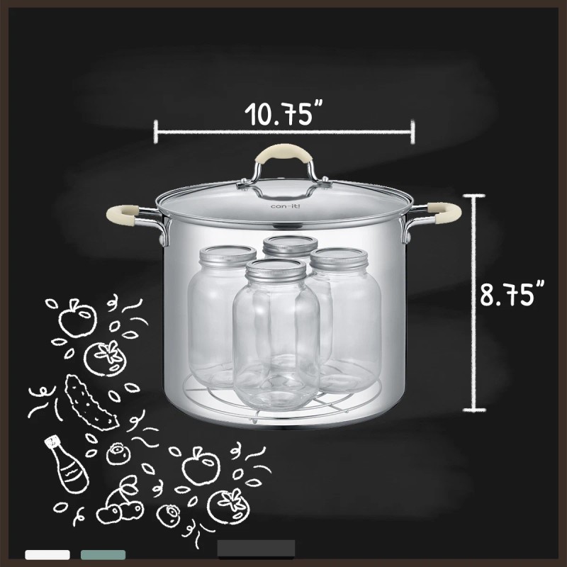 CONCORD Can-IT Stainless Steel Canning Pot Set