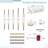 140 PCS Polishing Kit Compatible with Dremel, Polishing Bits &