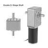 uxcell Double Shaft Worm Gear Motor DC 12V 5RPM High