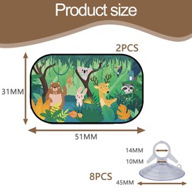 11PCS Car Window Shades for Baby