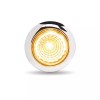 trux accessories Mini Button Clear Amber LED with Reflector &