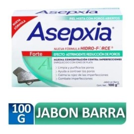 Asepxia Jabón Barra Hidro Force Piel Mixta 100g