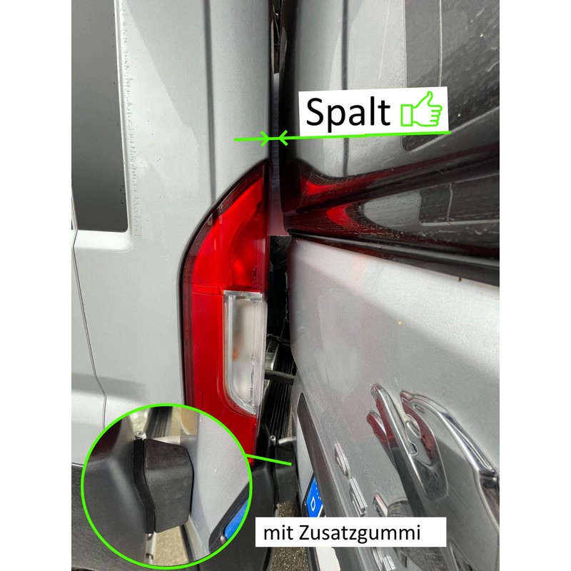 STYYL Ducato Jumper Boxer Window Protection Additional Rubber Bumper Set