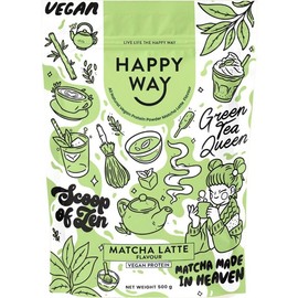 Happy Way Vegan Protein Powder Matcha Latte 500g