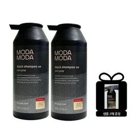 [Modamoda] Zero Gray Black Shampoo 10 300g (2 units) + Disposable / [모다모다] 제로 그레이 블랙 샴푸 10 300g (2개) + 1회용